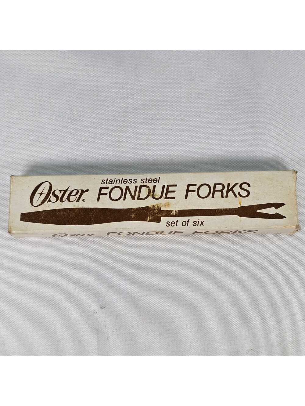 Vintage Oster Stainless Steel Fondue Forks Set of 6 Color Coded Japan 205333-A